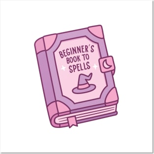 Spell Book Beginner's Book To Spells Funny Posters and Art